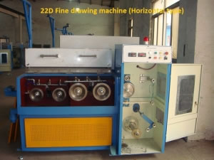 Single Inverter Control Copper Fine Wire Drawing Machin